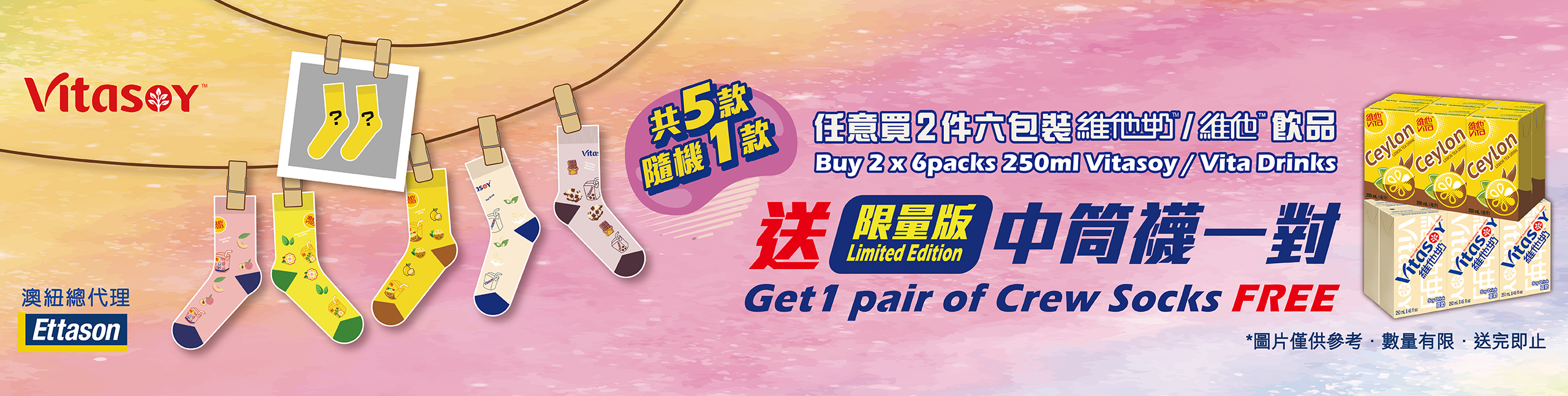 Vita Socks AU Website banner x